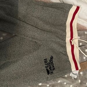 Brand new never wore roots sweatpants in a size medium